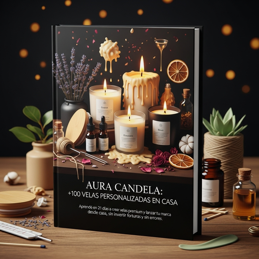 Aura Candela +100 formas de realizar velas personalizadas en casa